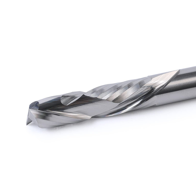 ZahyoX Up Down Compression Spiral CNC Bit, Solid Carbide Straight Router Bit, 1/4" Cutting Dia, 1/4" Shank, 1" Cutting Length, 2-1/2" Overall Length, CNC Router Bits, CNC End Mill Compression - 1/4 SD - 1/4 CD - 1 CL - 2-1/2 OL - NewNest Australia