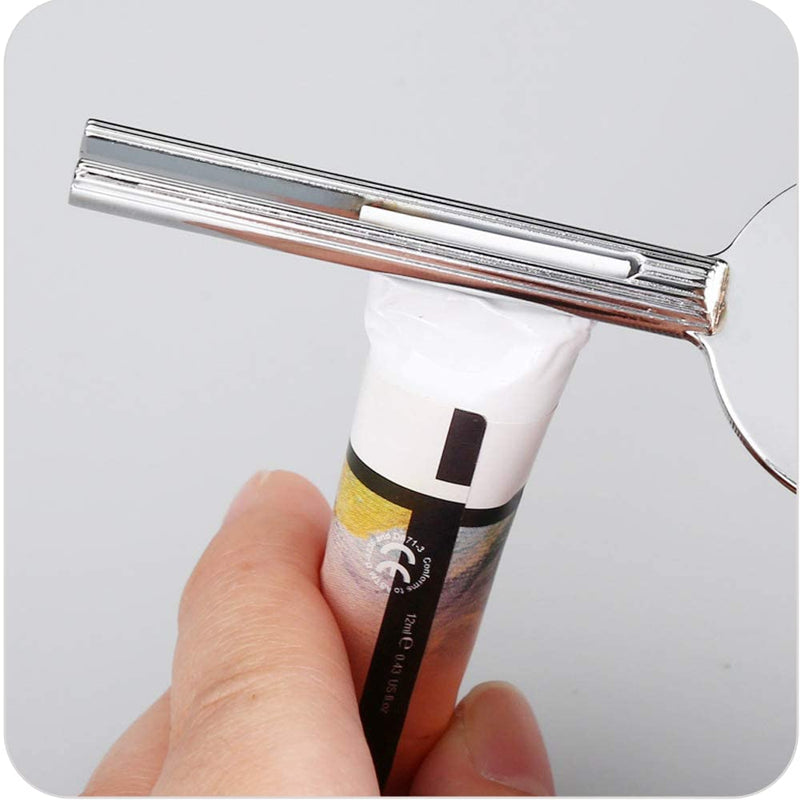 UDQYQ 3 pieces tube squeezer, stainless steel tube squeezer, metal toothpaste squeezer, tube dispenser, save toothpaste, creams, paint, ointment, no more mess and waste. Silver - NewNest Australia