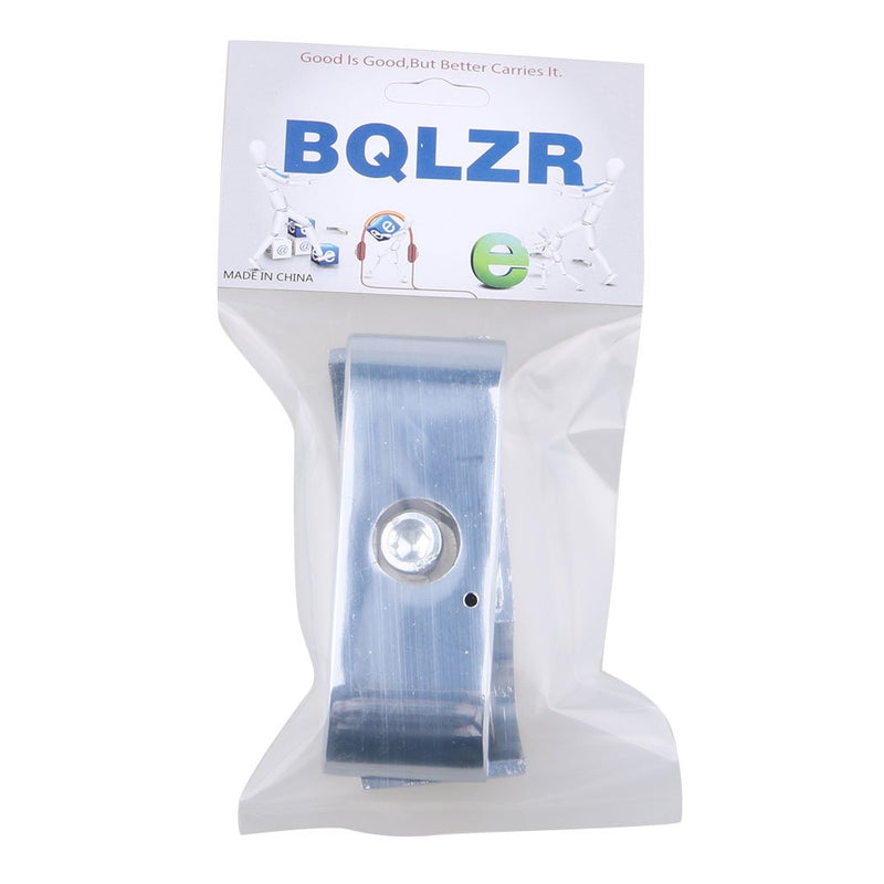 BQLZR Silver Double Hole 25mm Tube Clamp Pipe Aluminum Display Fittings Drying Rack 2 Port Connector - NewNest Australia