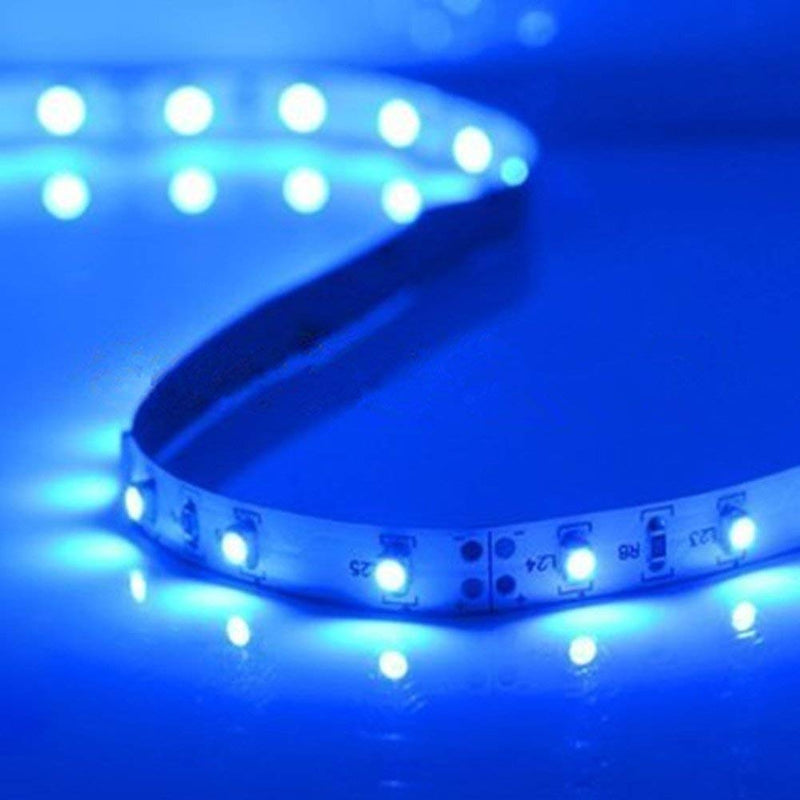 XINKAITE Waterproof Led Strip Lights SMD 3528 16.4 Ft (5M) 300leds 60leds/m White Flexible Tape Lighting Tape Lights for Boats, Bathroom,Mirror,Ceiling and Outdoor (Blue) Blue - NewNest Australia