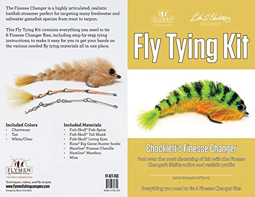 Flymen Fishing Company Chocklett's Finesse Changer Fly Tying Kit - NewNest Australia