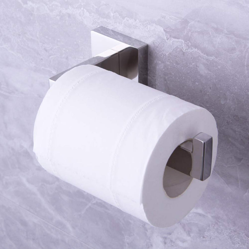 SUS304 Stainless Steel Toilet Paper Holder Wall Mounted Rustfree Bathroom Hotel 5 inch TP Holder Kitchen Washroom Tissue Roll Dispenser Polished Finish - NewNest Australia