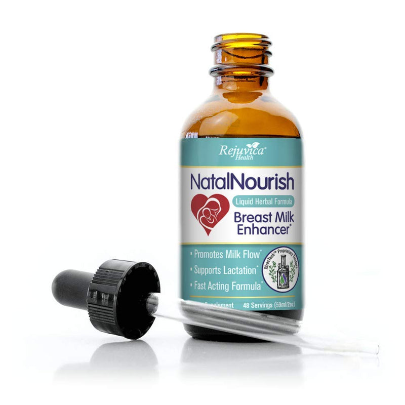 NatalNourish - Advanced Lactation Support Supplement - Liquid Delivery for Better Absorption - Fenugreek, Blessed Thistle, Anise, Fennel & More! 2 Ounce (Pack of 1) - NewNest Australia