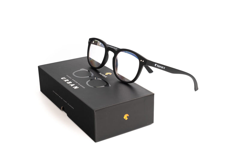 Horus X • URBAN blue light filter glasses - blue filter & UV protection glasses (tablet PC screens smartphones) - computer glasses - men and women (unisex) | Clear - NewNest Australia
