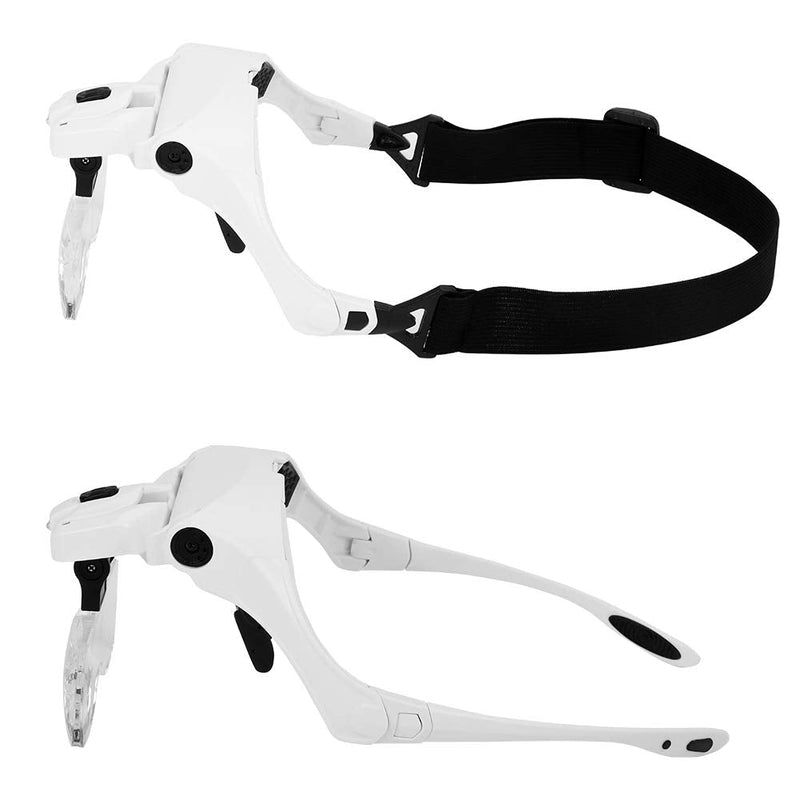 Magnifying Glasses Led Head Magnifier With Light Glasses Magnifier Headband Magnifier For Glasses Wearers Forehead Magnifier 1 X 1.5 X 2 X 2.5 X 3.5X Magnifying Glasses Lighting Reading Magnifier - NewNest Australia