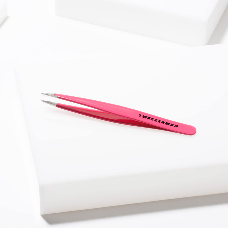 TWEEZERMAN tweezers with precision tips made of stainless steel, pretty in pink - NewNest Australia