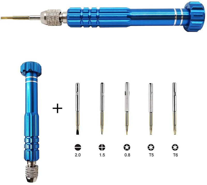 Glasses repair set, glasses repair kit with glasses screws, 5 in 1 mini screwdriver and tweezers, glasses repair tool set for repairing glasses, sunglasses, watches, jewelry - NewNest Australia