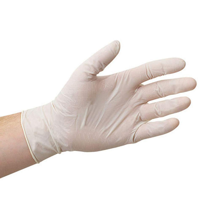 Medpride Medical Examination Latex Gloves| 5 mil Thick, Powder-Free, Non-Sterile, Heavy Duty Exam Gloves Small/100 - NewNest Australia