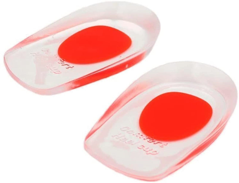 Pedimend Silicone Gel Heel Cups | Plantar Fasciitis Cushion Inserts | Alleviate Ankle Muscle Fatigue | Shock Absorber Insoles | Heel Spur Care | Foot Care Pads (UK 3.0-7.0) UK 3.0 - 7.0 - NewNest Australia