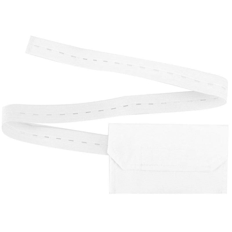 Peritoneal Dialysis Belt Holder Catheter Waist Belt Adjustable Button-Type Peritoneal Dialysis Catheter Belt Peritoneal Tube Protection for Home Protection(White) White - NewNest Australia