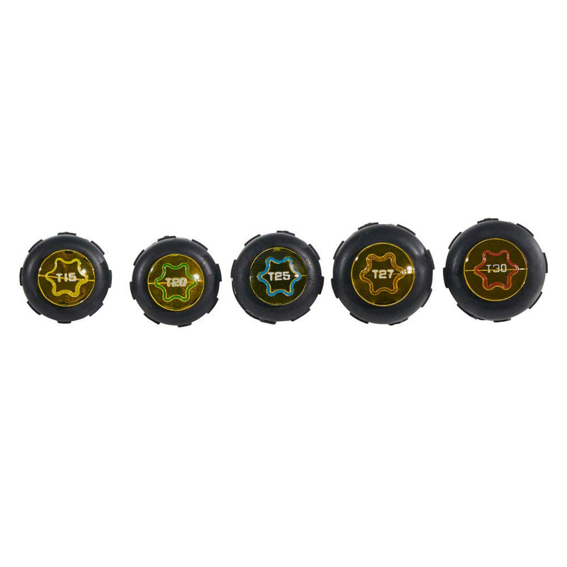 Klein Tools 19555 TORX Cushion Grip Screwdriver Set with T15, T20, T25, T27 and T30 Tip sizes, 5-Piece - NewNest Australia