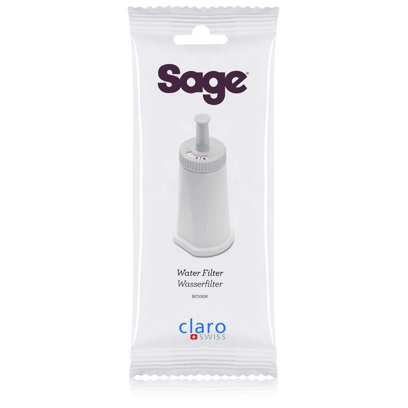 Sage Appliances SES008WHT0NEU1 BES008 ClaroSwiss Water Filter, Plastic, White - NewNest Australia