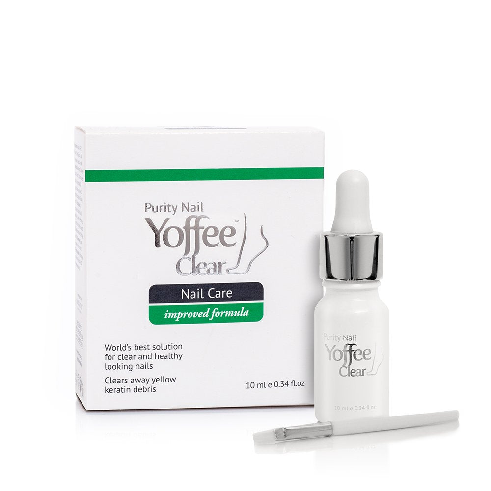 Yoffee Clear Nail Care - Anti Fungal Nail Treatment for Finger and Toenails - 10 ml - Antibacterial and Antiseptic - Fungal with Organic Argan Oil and Tea Tree Oil - Concentrated Formula/Made in Spain 10 ml (Pack of 1) - NewNest Australia