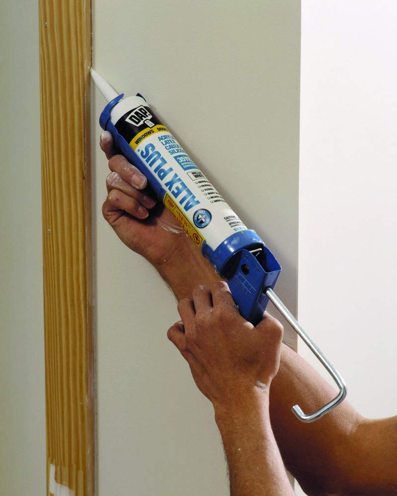 DAP INC 18152 10.1oz White Alex Plus Acrylic Latex Caulk with Silicone 10.1 FL OZ - NewNest Australia