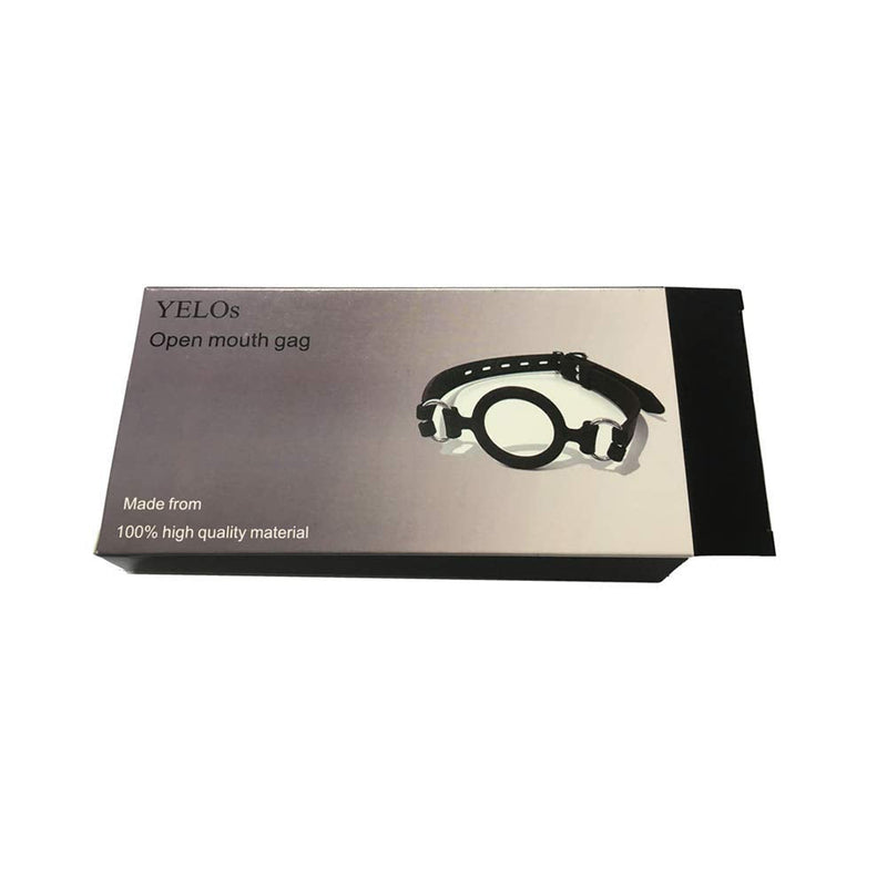 YELO Open Mouth Gag O-ring Gag Restraints, Head Harness Restraint Mouth O-ring Gag Oral Fixation, Adjustable Strap - NewNest Australia