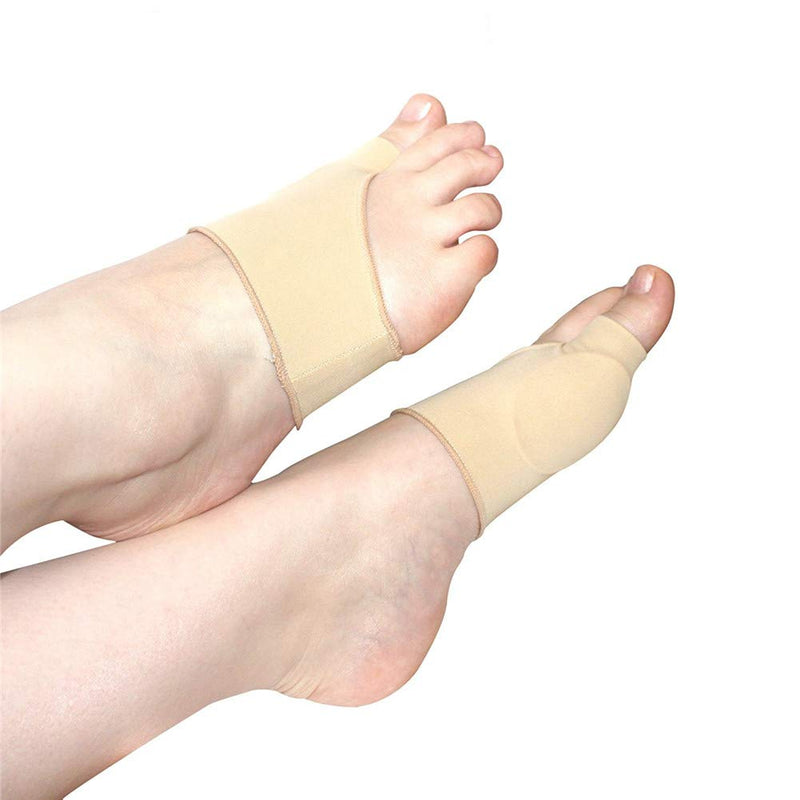 1 Pair Gel Toe Cuff Large Toe Cyst Foot Care Tool, Foot Pain Reliever Hallux Valgus Corrector Aid For Foot Care Kit, Toe Separator Spacer Straighteners Relief Large Toe Joint - NewNest Australia