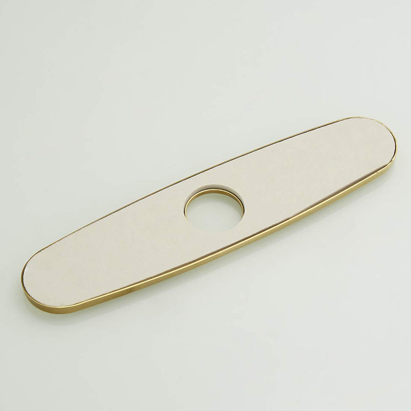 GIMILI 10 Inch Hole Cover Deck Plate Escutcheon for Kitchen Sink Faucet Single Hole Gold - NewNest Australia