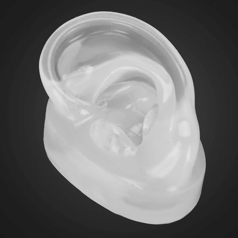 Silicone Ear Model, Simulation Artificial Ear Display Model For Wearing Hearing Aids, Window Display And Exercise For Ear Impressions (Can Be Mounted On Prosthesis Head) (Left Ear) - NewNest Australia