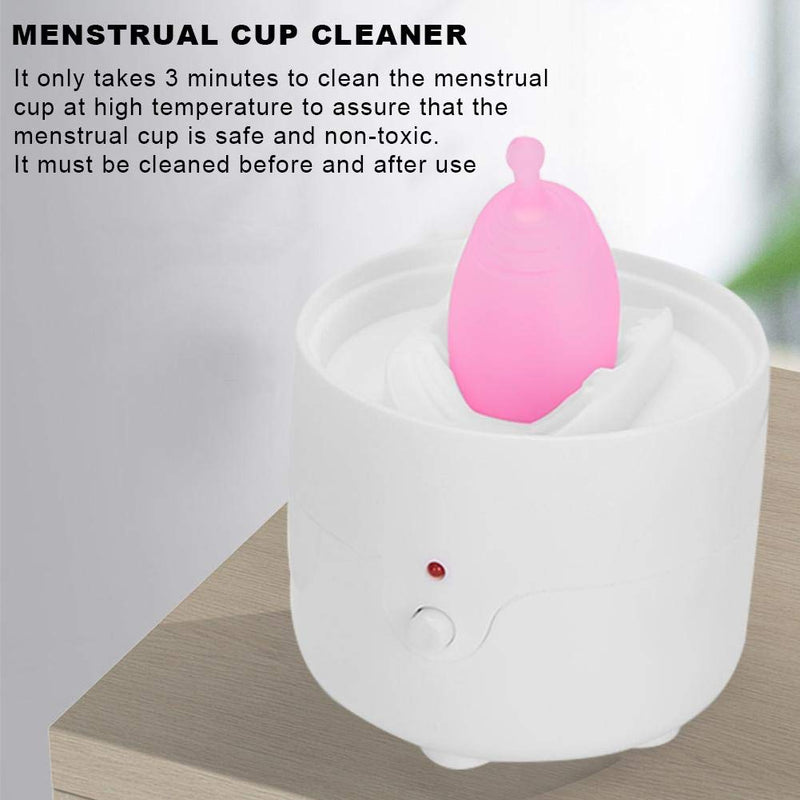 Menstrual Cup Steriliser, Menstrual Cup Portable Menstrual Steriliser, Electric Steam Steriliser, Quick Disinfection In 3 Minutes For Silicone Menstrual Cups (Eu) - NewNest Australia