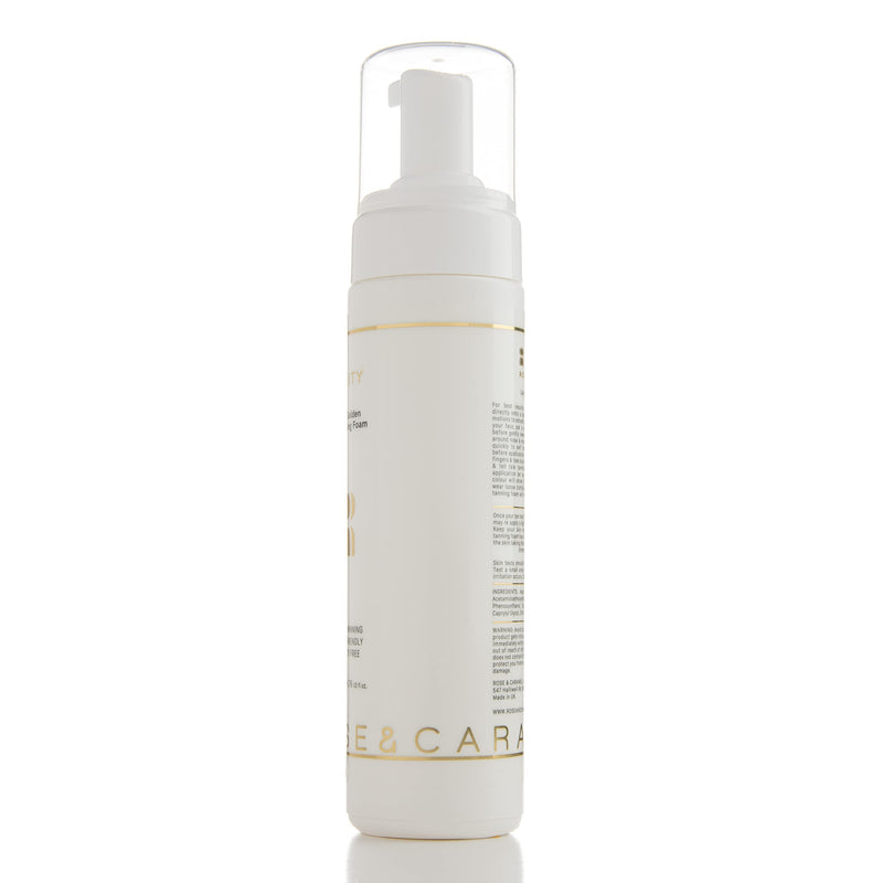 Rose & Caramel Nudity Clear Self Tanning Mousse 200ml. Clear Self Tanner, Skinkissed Golden Tan - NewNest Australia