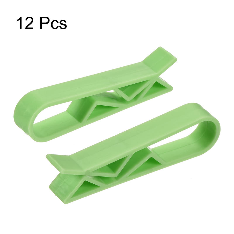 MECCANIXITY Garbage Bin Clip Kitchen Trash Can Waste Basket Garbage Bin Clamp Non-Slip Clip Clamp Green, Pack of 12 - NewNest Australia