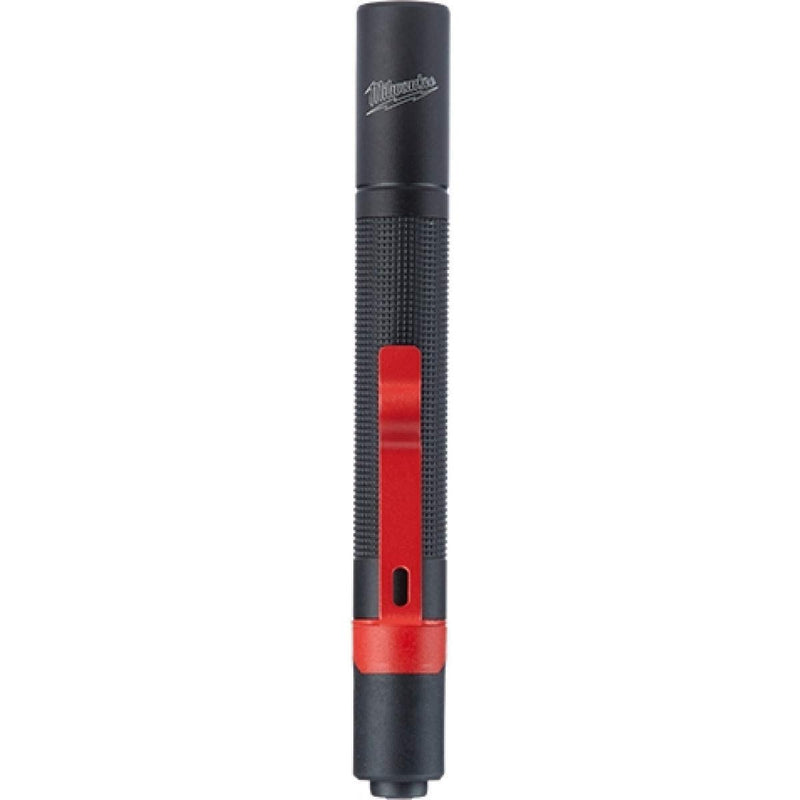 Milwaukee 2105P Penlight 100 Lumen With Protective Rubber Bite Zone, Waterproof, Dustproof 3hr Run Time, High Beam,43m Distance, Value 2-Pack - NewNest Australia