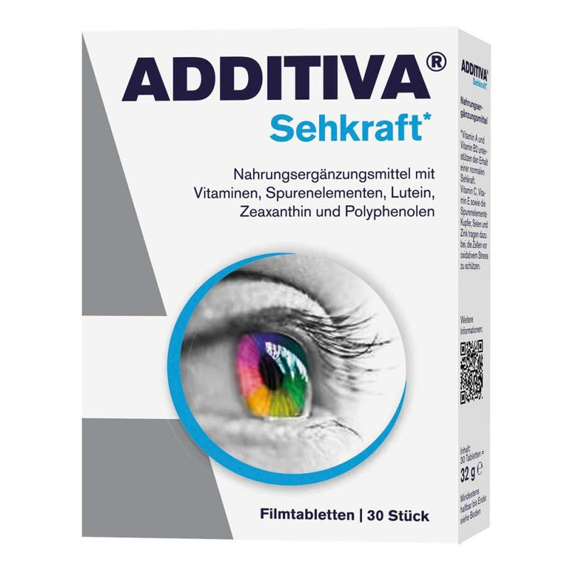 Additiva eyesight film-coated tablets 30 pieces - NewNest Australia