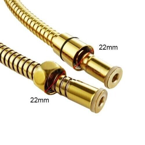 1.2m Long Gold Flexible Shower Head Hose Pipe Stainless Steel Bathroom 1/2'' - NewNest Australia