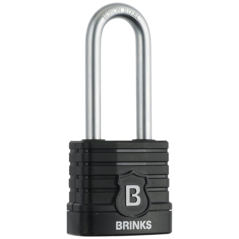 Brinks 677-44052 Commercial Weather Resistant Laminated Steel Padlock, XT Plus Series, 44 mm - NewNest Australia