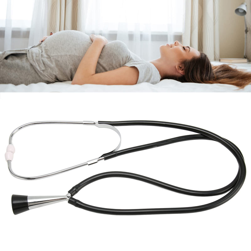 Stethoscope, Fetal Stethoscopes Monitoring Aluminum Alloy Stethoscopes Soft Fetal Heart Stethoscope Black for Pregnant for Doctors, Nurses, Students, Home Outdoor - NewNest Australia