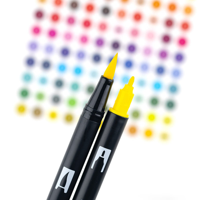Tombow 56167 Dual Brush Pen Art Markers, Primary, 10-Pack. Blendable, Brush and Fine Tip Markers 1-Pack - NewNest Australia