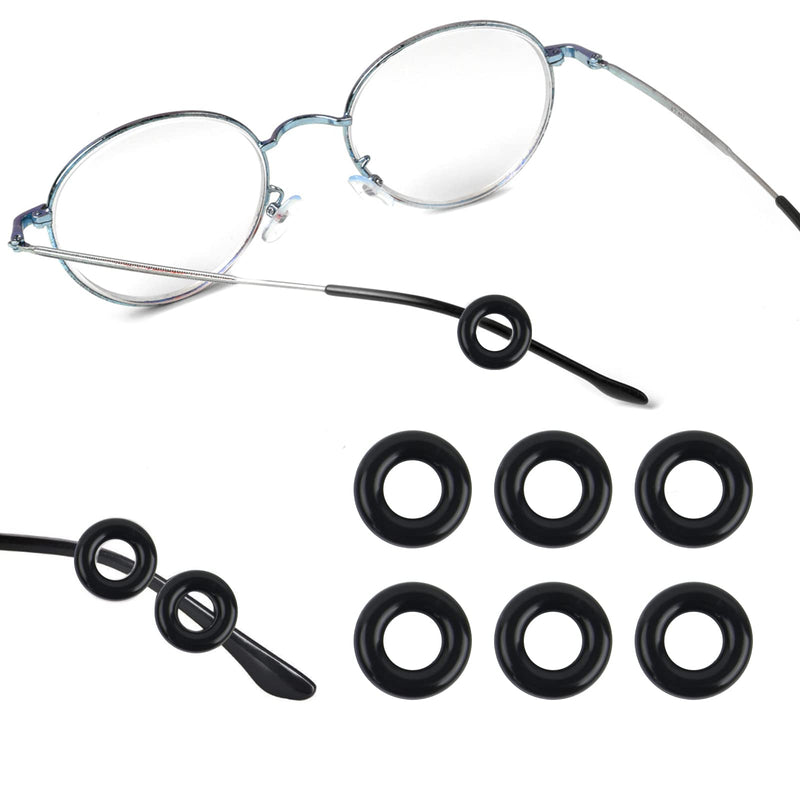 Kysun 16 Pairs Of Glasses Non-Slip, Glasses Non-Slip Holder, Silicone Non-Slip Glasses Holder, Glasses Non-Slip Temple Ends, Glasses Non-Slip Ring, Non-Slip Reading Glasses Accessories, Black, Bronze, 32 Lang - NewNest Australia