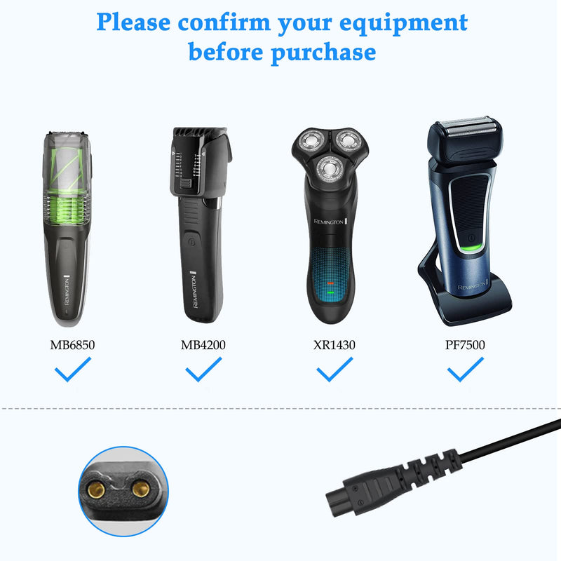 for Remington HC4250 Shaver USB Power Cord Cable, MULTIM 5V Beard Trimmer Charger, Compatible with Remington MB6850 MB4200 MB4130 XR1470 XR1450 XR1400 XR1430 XR1350 XR1330 PF7500 Power Supply - NewNest Australia
