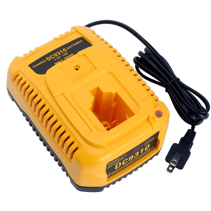 Biswaye 18V XRP Battery Charger Compatible with DEWALT 7.2V-18V NiCd NiMh Battery DC9096 DC9098 DC9099 DW9099 DW9072 DW9057 DW9091 DW9094 DC9071 DW9062 DC9091, DC9310 - NewNest Australia