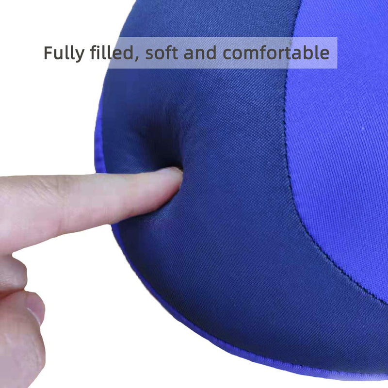 MOOB Kids Travel Pillow,Baby Head Neck & Chin Support U Shape Pillows, Travel Sleeping Essentials, Perfect for Car Airplane Dark Blue - NewNest Australia