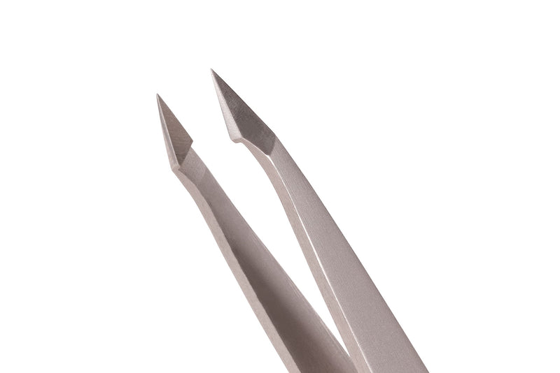 Faude combination tweezers - pointed tweezers for splinters, and eyebrow tweezers for ingrown and fine hairs in one (stainless steel). - NewNest Australia