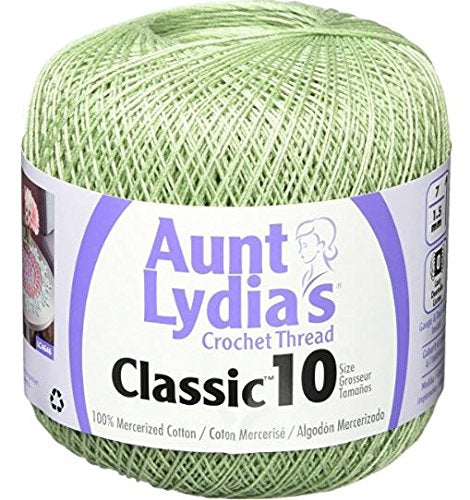 Aunt Lydia's Crochet Thread - Size 10 - Frosty Green (2-Pack) - NewNest Australia