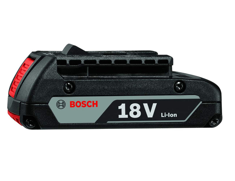 Bosch BAT612 18-volt Lithium-Ion 2.0 Ah Slim Pack Battery with Digital Fuel Gauge , Black - NewNest Australia