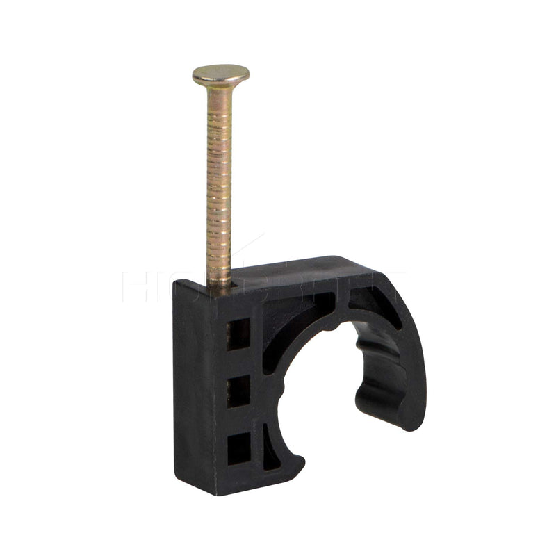 Highcraft ID234x50 Half Clamp J-Hook with Nail For Pex Tubing Pipe Support, 1/2 in, Black 1/2 in. 50 Pack - NewNest Australia