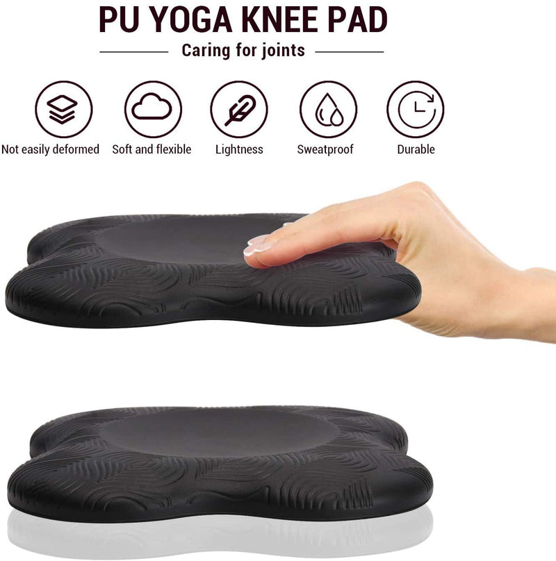 Zealtop Yoga Knee Pad Cushion Extra Thick for Knees Elbows Wrist Hands Head Foam Yoga Pilates Work Out Kneeling pad Lake blue - NewNest Australia