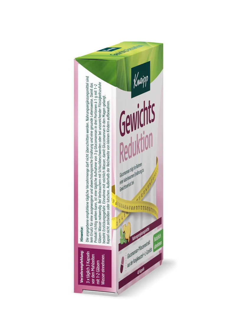 Kneipp weight loss capsules 40 pieces (1 x 18.7 g) 40 pieces (pack of 1) - NewNest Australia