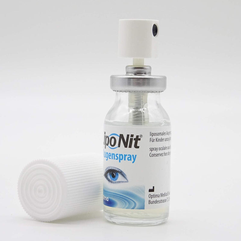 Liponit eye spray for dry eyes (10 ml) contact lens liquid - alternative to eye drops - NewNest Australia