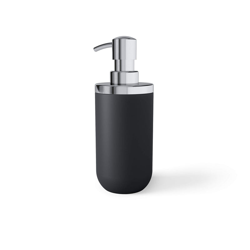 Umbra 1008027-152 Junip Hand Soap Dispenser-Modern Refillable Pump for Bathroom, Black,3 x 2 x 7 inches - NewNest Australia