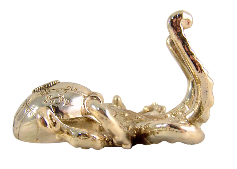 NewNest Australia - Antique Gold Tone Steampunk Octopus Wall Hook Figurine, 5 Inch 