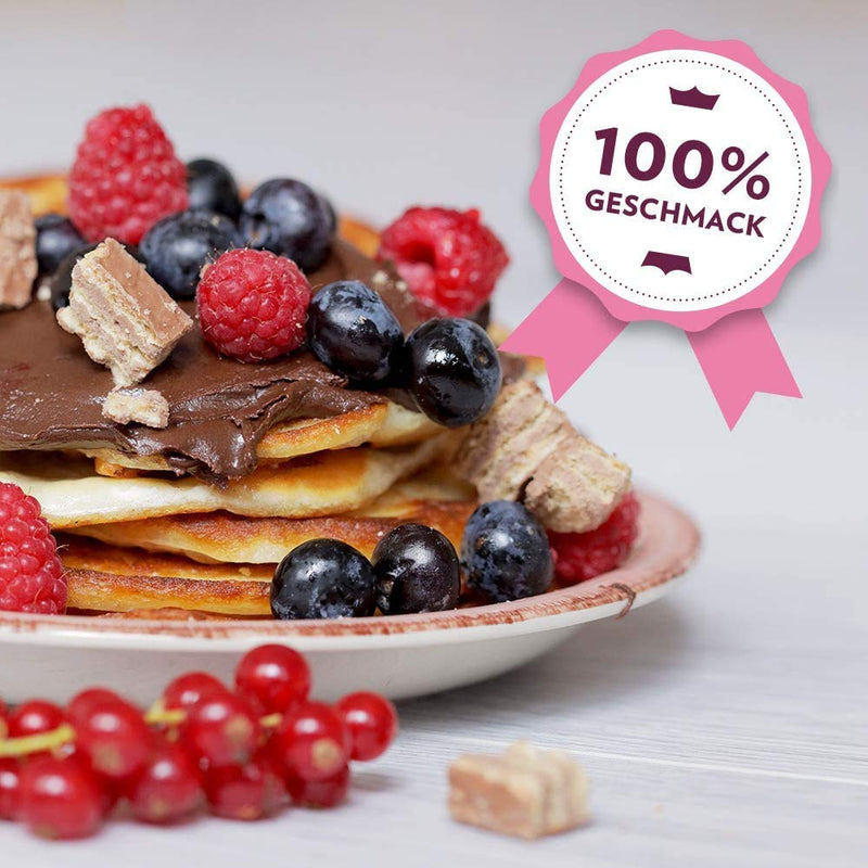 Gymqueen Protein Pancake Baking Mix Vanilla 500 G, Protein-Rich Pancake Mix, Pancake Powder For Your Extra Portion Of Protein, Quick And Easy Preparation, Reduced Sugar - NewNest Australia