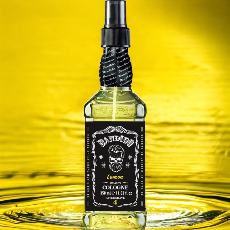 Bandido Aftershave Men's Lemon 350ml Scented Water Aftershave for Men Refreshes Cools Long-lasting Fragrance Prevents Razor Burn Kolonya Care After Shave (Lemon, 350ml) 350 ml (Pack of 1) - NewNest Australia