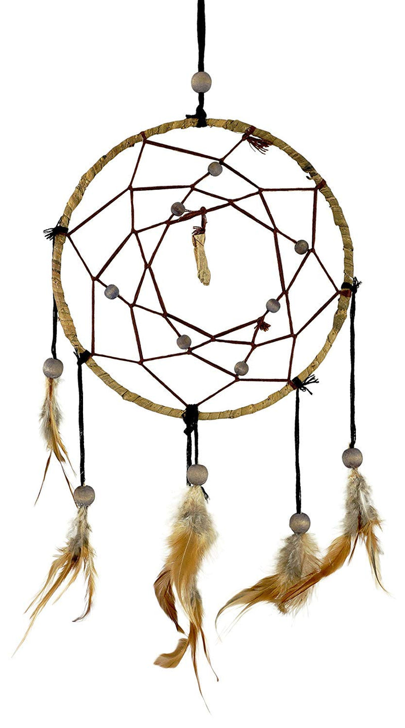 NewNest Australia - Natural Dream Catchers with Feathers - Pack of 2 2 Pack 