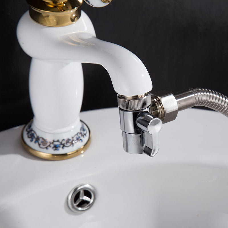 CIENCIA Brass Sink Faucet Diverter Valve to Sink Hose Sprayer,Faucet Splitter for Kitchen,Sink Faucet Replacement Part M22 x M24,SBA021 - NewNest Australia