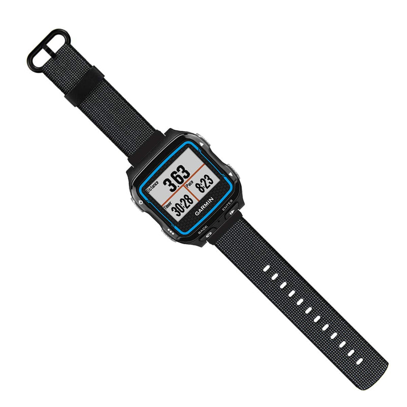 C2D JOY Woven Nylon Strap Compatible with Garmin Forerunner 920XT Bands Replacement Accessory Large (6.7"-9.0") Black - NewNest Australia