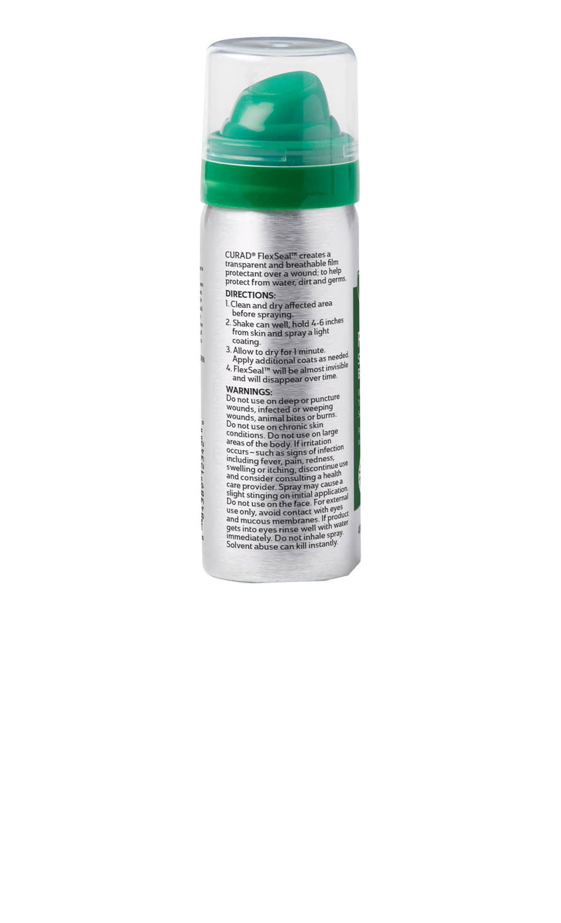 Curad Flex Seal Spray Bandage, Instant Protection for Cuts and Scrapes, 40 mL - NewNest Australia